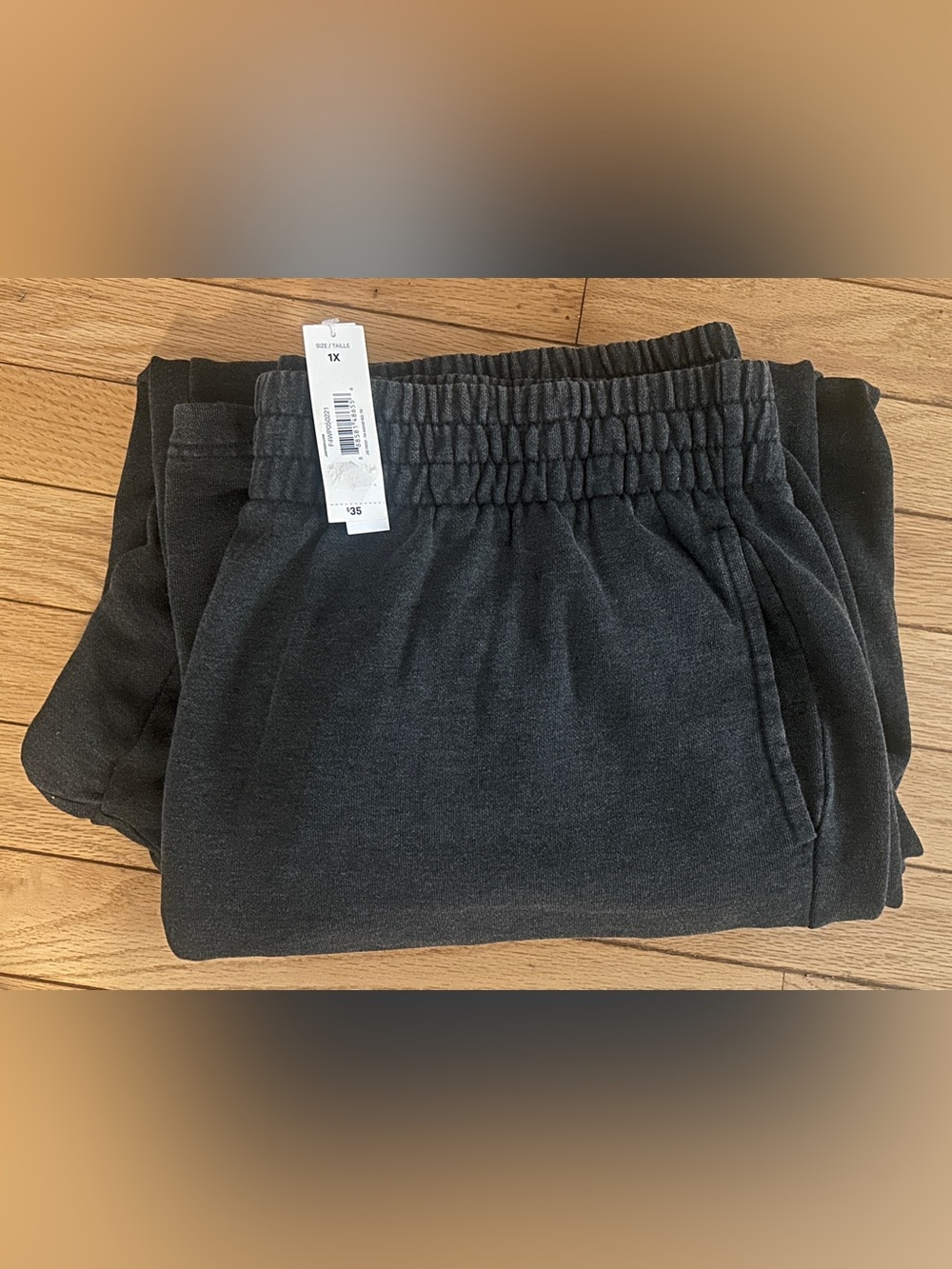NWT Women’s PLUS Joe Fresh Relaxed Fit Gray Joggers • Size 1X
